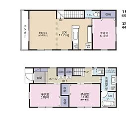 売止め　1号棟鎌倉市新築戸建 2台駐車可 バルコニー
