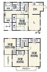 南区中古戸建 角地 WIC 2面バルコニー