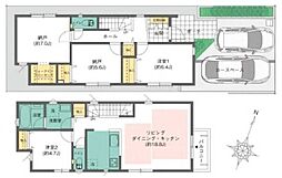6号棟町田市新築戸建 カースペース 床暖房