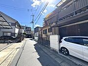 北側の道路