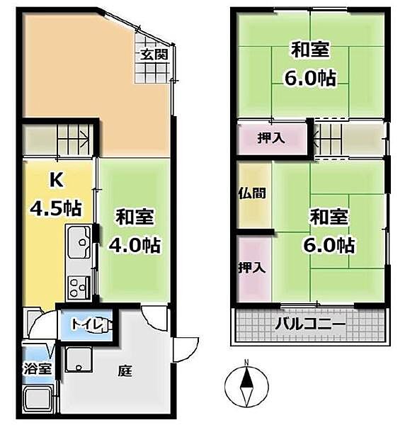 間取りを拡大表示