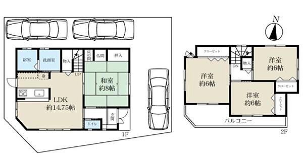 間取りを拡大表示