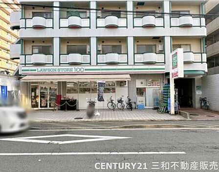 ローソンストア100壬生辻町店まで50m、営業時間:24時間営業■自転車・バイク利用可■証明写真機有■近隣にセブンイレブン・スーパーマツモト・ダックス・ライフ有