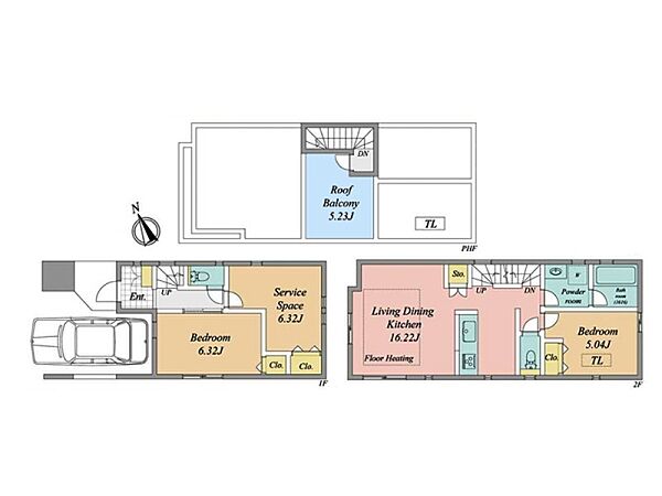 間取りを拡大表示