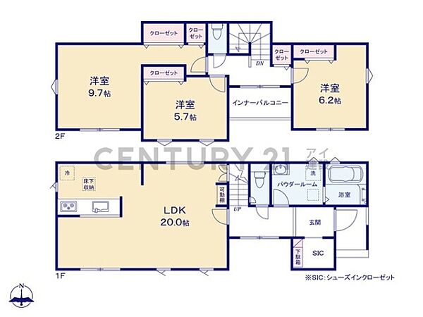 間取りを拡大表示