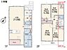 間取り：2部屋に面した南向きバルコニー