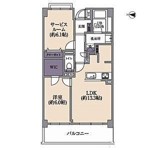 間取り：全居室6帖以上のゆとりの間取りです