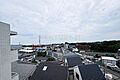 バルコニーから...