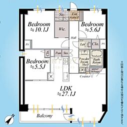 間取図画像 3LDK