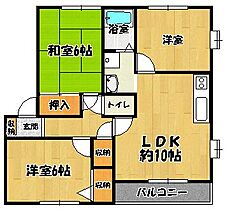 フラッツ向陽台　Ｅ棟  ｜ 大阪府富田林市向陽台２丁目22-22（賃貸アパート3LDK・1階・62.41㎡） その2