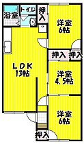 シャトー・ド・イワネ　15号館  ｜ 大阪府富田林市藤沢台３丁目6-10（賃貸アパート3LDK・2階・63.71㎡） その2