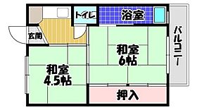 ビレッジハウス木戸　1号棟  ｜ 大阪府河内長野市木戸西町３丁目15（賃貸マンション2K・2階・28.98㎡） その2