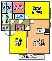 フローレンス  ｜ 大阪府富田林市若松町西２丁目（賃貸アパート2LDK・2階・59.20㎡） その2