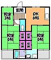ビレッジハウス加賀田1号棟2階3.4万円