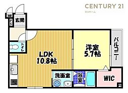 リバティ川西 2階/-