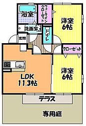 サンフィールド 1棟 1階/-