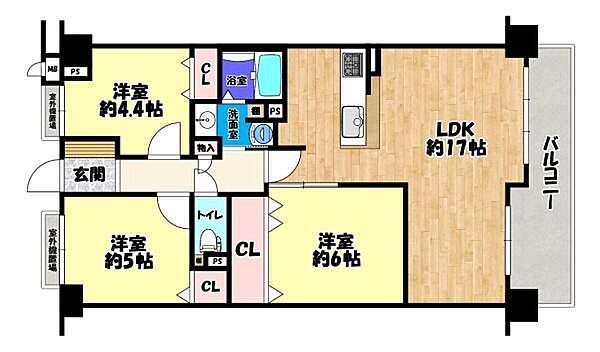 間取りを拡大表示
