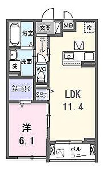 エスポワール5 302｜京都府京都市伏見区久我石原町(賃貸アパート1LDK・3階・50.02㎡)の写真 その2