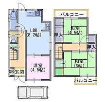 貸家　一文橋二丁目　22-7  ｜ 京都府長岡京市一文橋２丁目22-7（賃貸一戸建3LDK・--・68.32㎡） その2