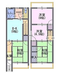 🉐敷金礼金0円！🉐テラスハウス　太鼓山22-25