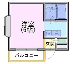 間取図画像 1K