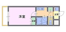 サクセス52 1Kの間取図画像