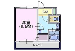 サクセス52 1Kの間取図画像