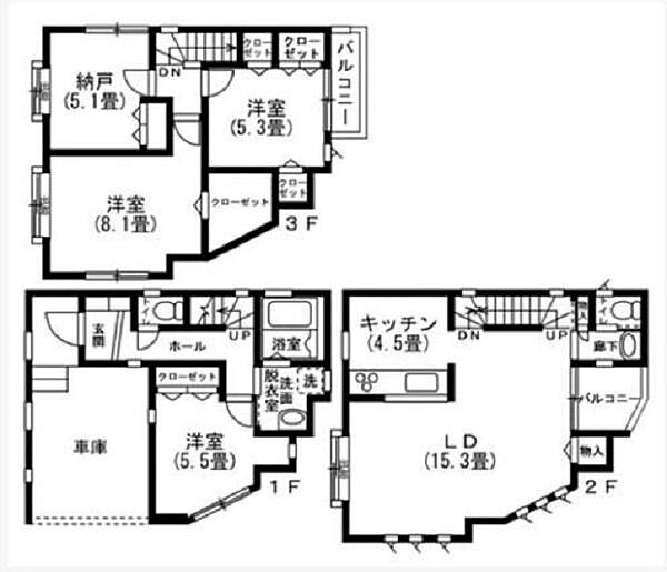 間取りを拡大表示