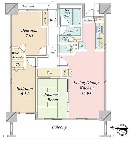 間取りを拡大表示