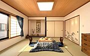 《和室》　■本画像は家具や小物の配置をCGで作成しており、実際に現地に家具や小物は置かれておりません。また、価格に家具や小物は含まれておりません。