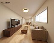 リビング　イメージパース