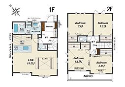 新築一戸建 2号棟 全3区画