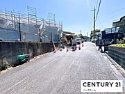 【前面道路】現地の前道道路です！