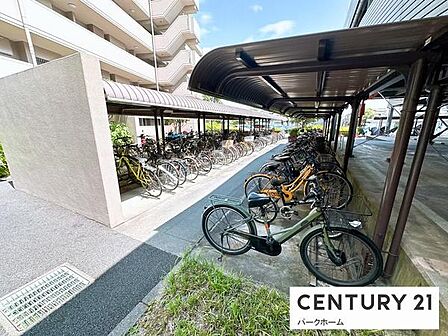 【駐輪場】自転車置き場です!