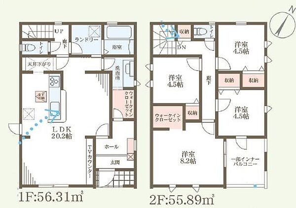 間取りを拡大表示