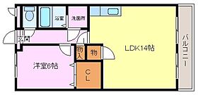 ルミエール・フカキ2  ｜ 大阪府泉大津市菅原町（賃貸マンション1LDK・4階・51.84㎡） その2