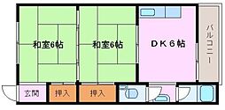 間取図画像 2DK
