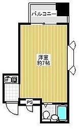 サンエス高石 ワンルームの間取図画像