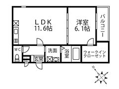 物件の間取り