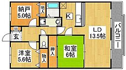 グレース上野芝 2階/-