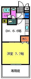 フジパレス式内町3番館 1階/-