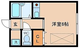 アーバンドリームハイツ 1Kの間取図画像
