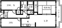 ヨコマーク加茂 3LDKの間取図画像