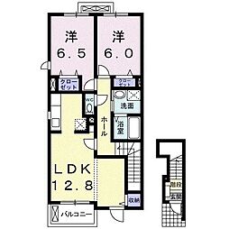 レジデンス丸一 2LDKの間取図画像