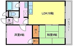 ヴィラアイリス 2階/-