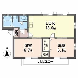 ファミーユ美津A棟 2階