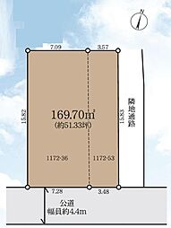 青葉区市ヶ尾町 売地