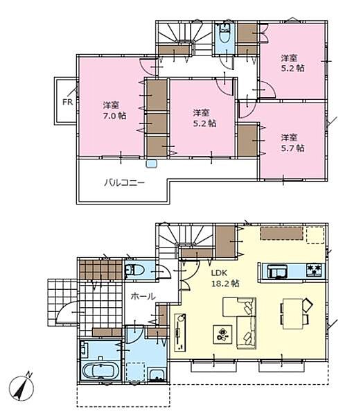 間取りを拡大表示