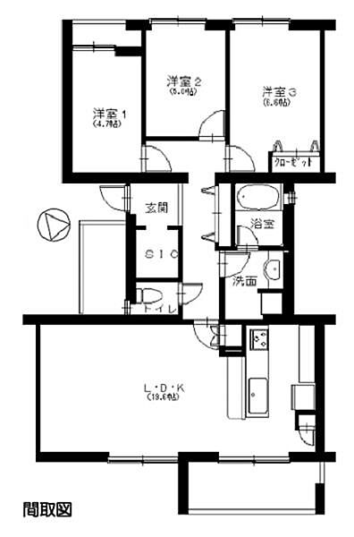 間取りを拡大表示