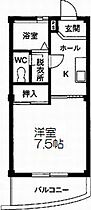 フォレスタ本宿台　Ｂ棟 ２０３号 ｜ 愛知県岡崎市本宿台２丁目（賃貸アパート1K・2階・25.78㎡） その2